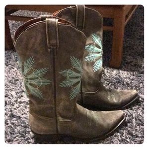 Eight Second Angel cowboy boots size 7